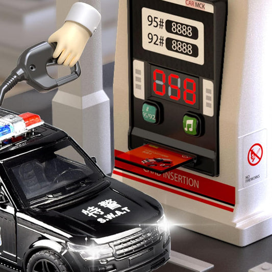 Interactive Smart Fuel Station Pretend Play Set