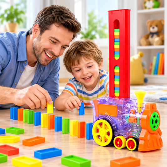 Classic Domino Train Toy Set