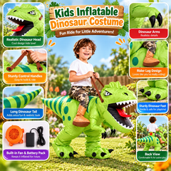 Kids Inflatable T-Rex Dinosaur Costume