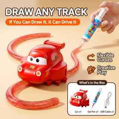 DIY Slime Track Automatic Race Car