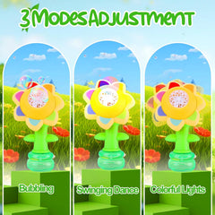 Dancing Sunflower Bubble Machine