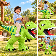 Kids Inflatable T-Rex Dinosaur Costume