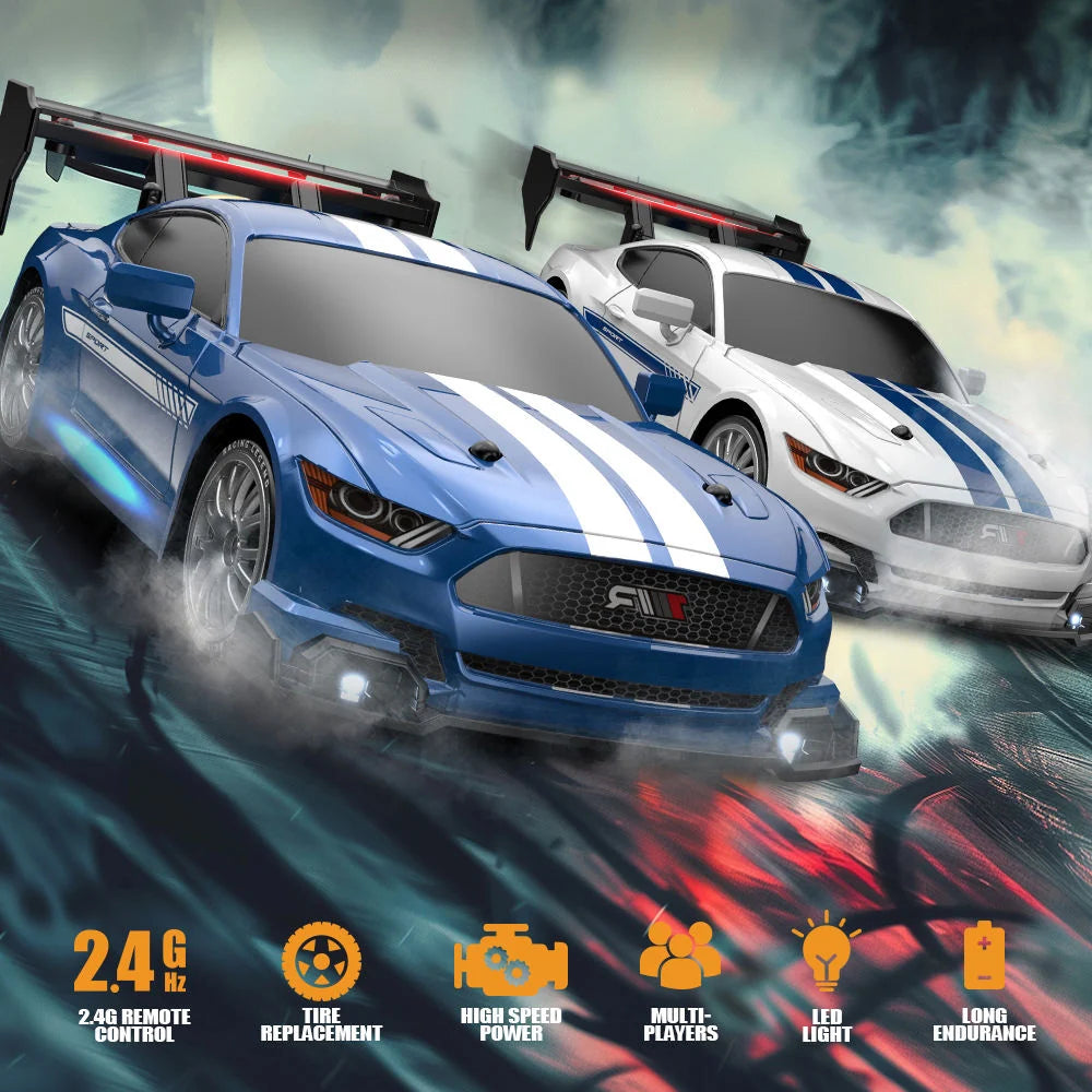 RC Ford Mustang Drifting Car