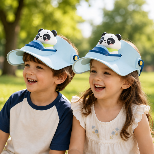 Cute Cartoon Panda Sun Visor Hat