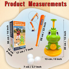 Cartoon Dinosaur Baseball Pitching Machine
