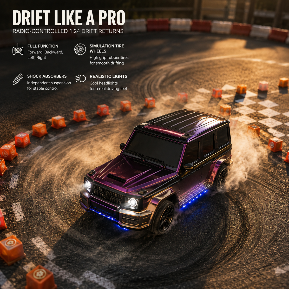 RC G-Wagon Drifting Car