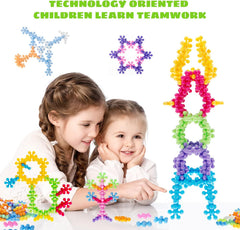 Colorful Snowflake Building Blocks 83pcs