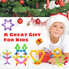 Colorful Snowflake Building Blocks 83pcs