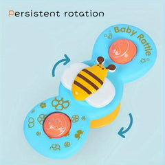 Sensory Baby Rattle Spinner Toy (Pack of 3)