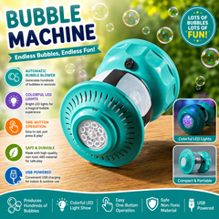 Rechargeable Bubble Lamp Blaster Maker Night Light