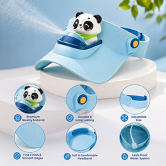 Cute Cartoon Panda Sun Visor Hat