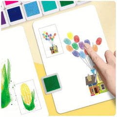 Finger Painting Color Book Set