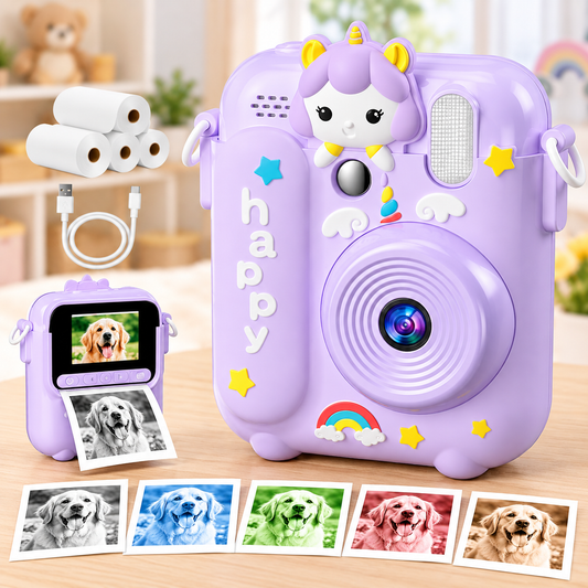HD Display Children Instant Print Camera