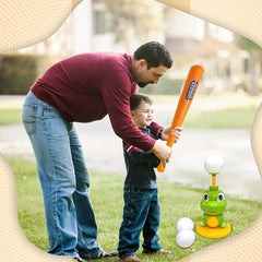 Cartoon Dinosaur Baseball Pitching Machine