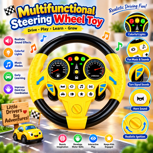 Multifunctional Steering Wheel Toy