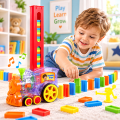 Classic Domino Train Toy Set