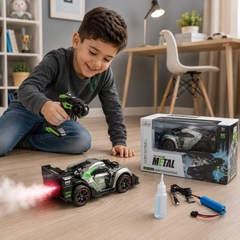 2.4G alloy remote control high-speed spray car