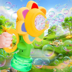 Dancing Sunflower Bubble Machine