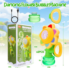 Dancing Sunflower Bubble Machine