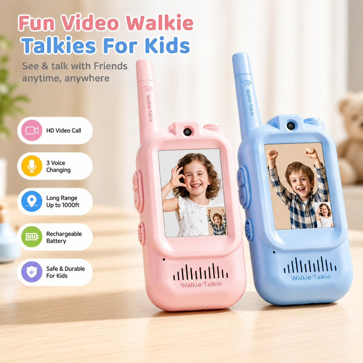 Video Walkie Talkie for Kids