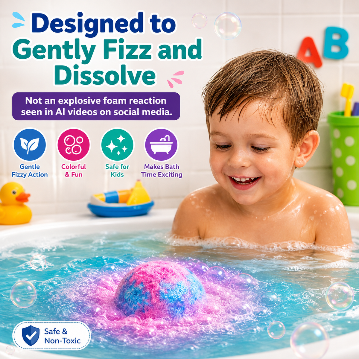Ocean Toy Bath Bomb Ball
