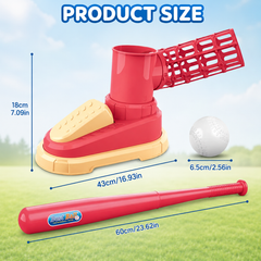Pop Pitch Plastic Baseball Training Toy Set