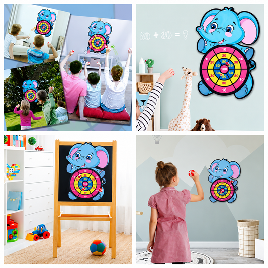 Interactive Elephant Dart Game