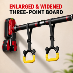 Adjustable Indoor Pull-Up Bar with Gymnastics Rings