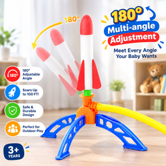 Kids Air Rocket Launcher Outdoor Jump Toy