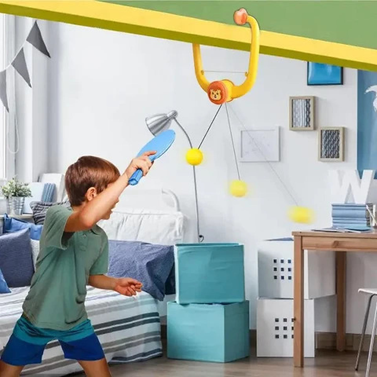 Indoor Hanging Table Tennis Play Set