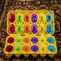 Shape and Color Matching Eggs