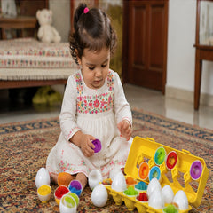 Shape and Color Matching Eggs